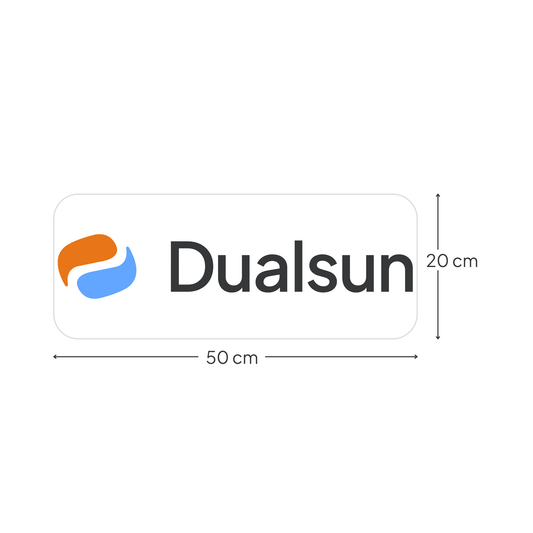 Autocollant Dualsun pour véhicule