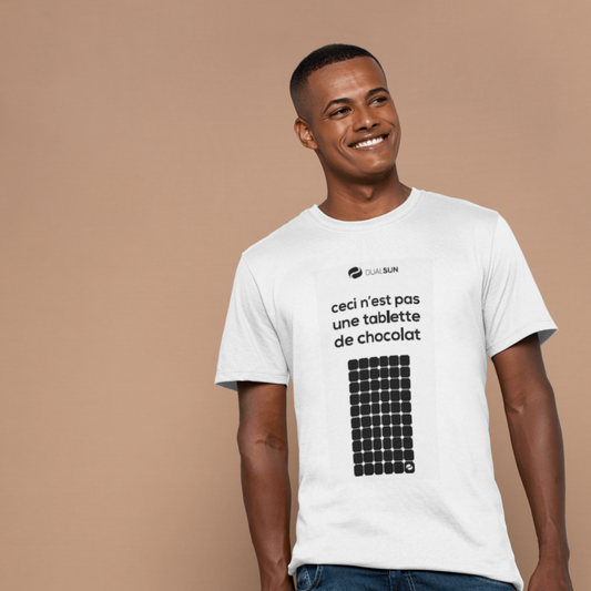 T-shirt M - DualSun Plaquette de chocolat