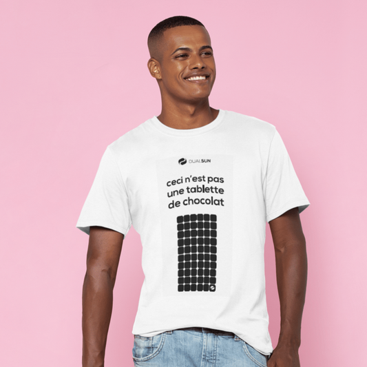 T-shirt L - DualSun Plaquette de chocolat