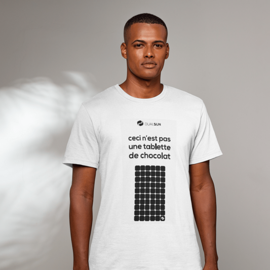 T-shirt XL - DualSun Plaquette de chocolat